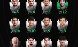 تشكيلة منتخبنا الوطني لمباراته أمام نظيره الإماراتي في الملحق الآسيوي